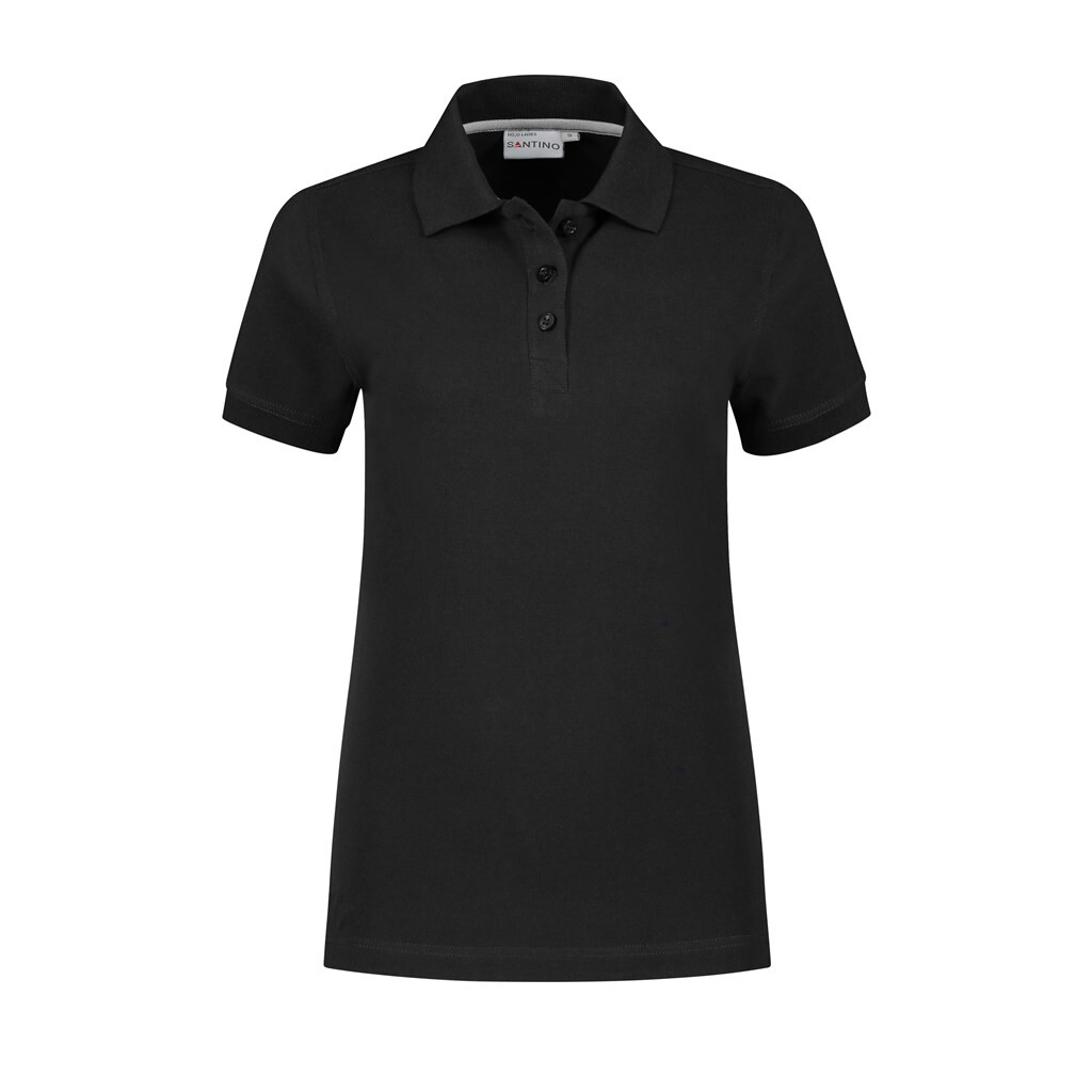 R.S.G.A. Santino Poloshirt Mojo Black Dames