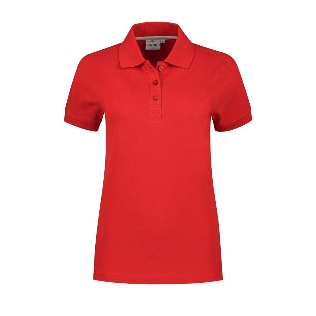 R.S.G.A. Santino Poloshirt Mojo Red Dames